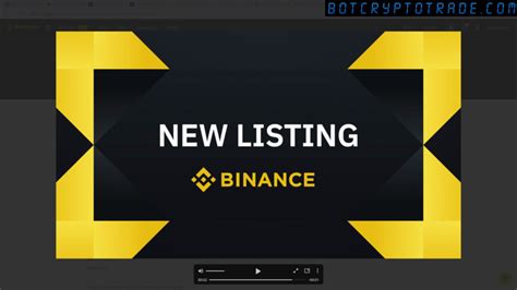 binance coin listing.